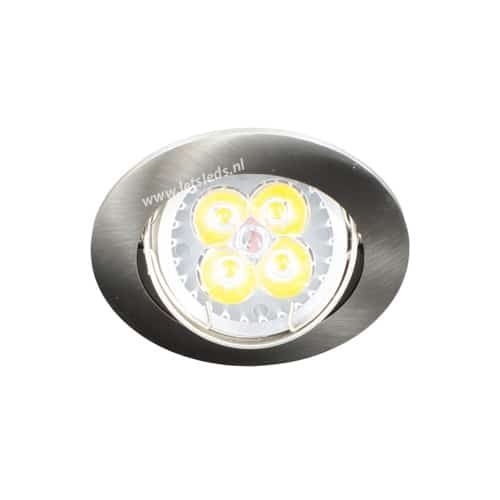LED spot kantelbaar GU10 4Watt rond dimbaar 53