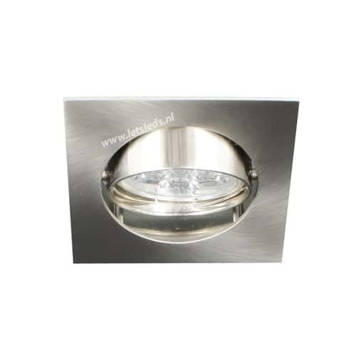 LED spot kantelbaar GU10 4Watt vierkant dimbaar 52