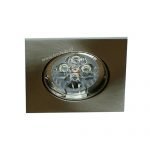 LED spot kantelbaar GU10 4Watt vierkant dimbaar