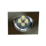 LED spot kantelbaar GU10 4Watt vierkant dimbaar2