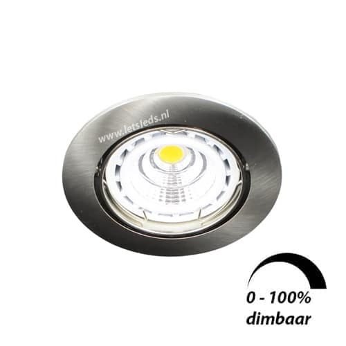 LED spot kantelbaar GU10 6Watt rond dimbaar 51