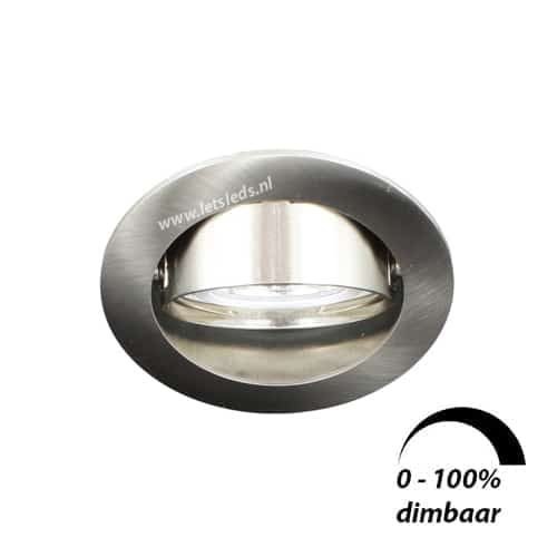 LED spot kantelbaar GU10 6Watt rond dimbaar 52