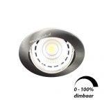 LED spot kantelbaar GU10 6Watt rond dimbaar 53