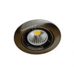 LED spot kantelbaar GU10 COB 3Watt rond dimbaar