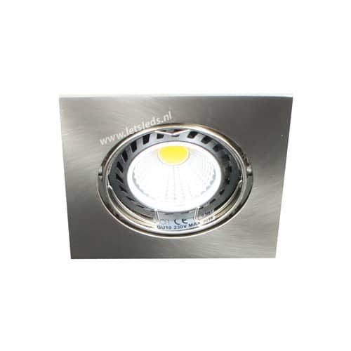 LED spot kantelbaar GU10 COB 3Watt vierkant dimbaar 51