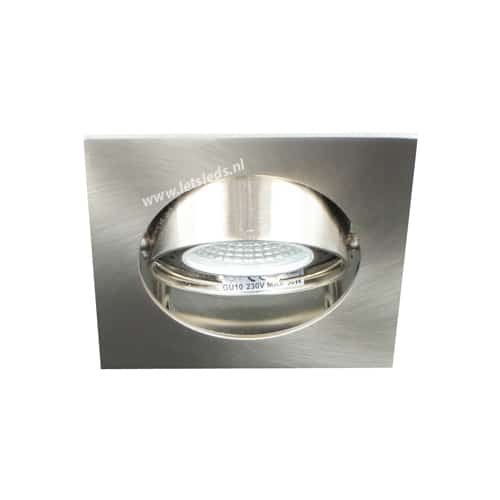 LED spot kantelbaar GU10 COB 3Watt vierkant dimbaar 52