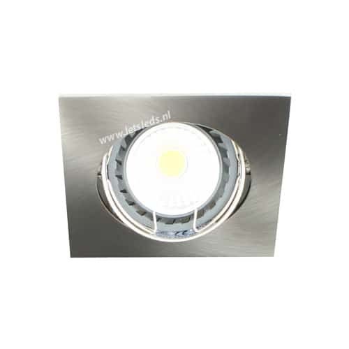 LED spot kantelbaar GU10 COB 3Watt vierkant dimbaar 53