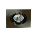LED spot kantelbaar GU10 COB 5Watt vierkant dimbaar