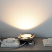 LED spot kantelbaar 5Watt rond NIKKEL dimbaar-8