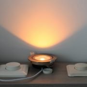 LED spot kantelbaar 7Watt rond NIKKEL dimbaar-4