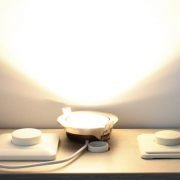 LED spot kantelbaar 7Watt rond NIKKEL dimbaar-6