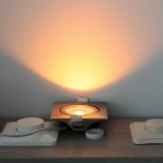 LED spot kantelbaar 7Watt vierkant NIKKEL dimbaar-4