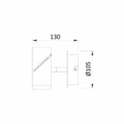 LED design opbouwspot WIT 5Watt dimbaar-2.