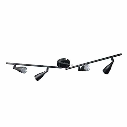 LED design opbouwspot ZWART 20Watt
