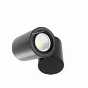 LED opbouwspot 3Watt draaibaar rond ZWART dimbaar02
