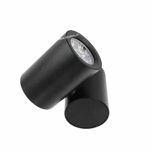 LED opbouwspot 4Watt draaibaar rond ZWART dimbaar03