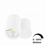 LED opbouwspot 6Watt draaibaar rond WIT dimbaar01