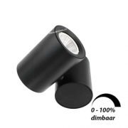 LED opbouwspot 6Watt draaibaar rond ZWART dimbaar03