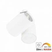 LED opbouwspot 7Watt draaibaar rond WIT dimbaar03