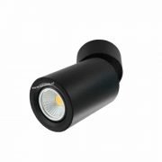 LED opbouwspot Malta 3Watt rond kantelbaar ZWART dimbaar-2