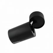 LED opbouwspot Malta 3Watt rond kantelbaar ZWART dimbaar-3