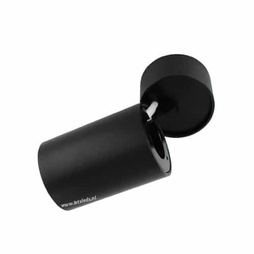 LED opbouwspot Malta 3Watt rond kantelbaar ZWART dimbaar-3