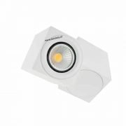 LED opbouwspot Malta 3Watt vierkant draaibaar WIT dimbaar-2