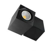 LED opbouwspot Malta 3Watt vierkant draaibaar ZWART dimbaar-2