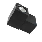 LED opbouwspot Malta 3Watt vierkant draaibaar ZWART dimbaar-3