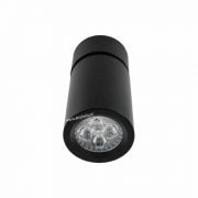 LED opbouwspot Malta 4Watt rond kantelbaar ZWART dimbaar-1