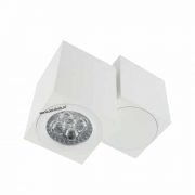 LED opbouwspot Malta 4Watt vierkant draaibaar WIT dimbaar