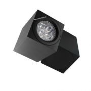 LED opbouwspot Malta 4Watt vierkant draaibaar ZWART dimbaar-2