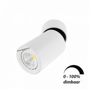 LED opbouwspot Malta 6Watt rond kantelbaar WIT dimbaar-5