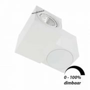 LED opbouwspot Malta 6Watt vierkant draaibaar WIT dimbaar-6
