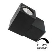 LED opbouwspot Malta 6Watt vierkant draaibaar ZWART dimbaar-6