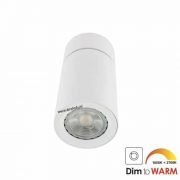 LED opbouwspot Malta 7Watt rond kantelbaar WIT dimbaar-4