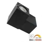 LED opbouwspot Malta 7Watt vierkant draaibaar ZWART dimbaar-6