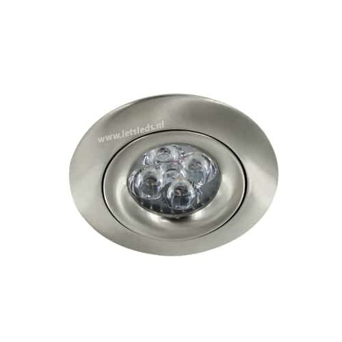 LED spot GU10 4Watt rond NIKKEL dimbaar-1