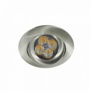 LED spot GU10 4Watt rond NIKKEL dimbaar-2