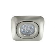 LED spot GU10 4Watt vierkant NIKKEL dimbaar-1