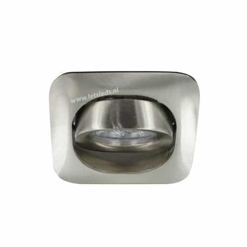 LED spot GU10 4Watt vierkant NIKKEL dimbaar-3