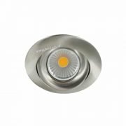 LED spot GU10 5Watt COB rond NIKKEL dimbaar-2
