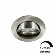 LED spot GU10 6Watt COB rond NIKKEL dimbaar-6