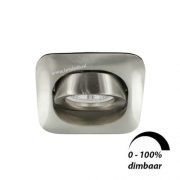 LED spot GU10 6Watt COB vierkant NIKKEL dimbaar-6