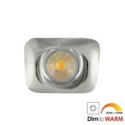 LED spot GU10 7Watt COB vierkant NIKKEL dimbaar-5