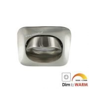 LED spot GU10 7Watt COB vierkant NIKKEL dimbaar-6