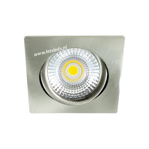 LED spot kantelbaar 5Watt vierkant dimbaar (2)