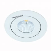 LED spot kantelbaar 8Watt rond WIT IP65 dimbaar-1