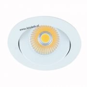 LED spot kantelbaar 8Watt rond WIT IP65 dimbaar-2