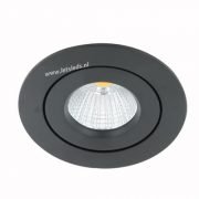 LED spot kantelbaar 8Watt rond ZWART IP65 dimbaar-1